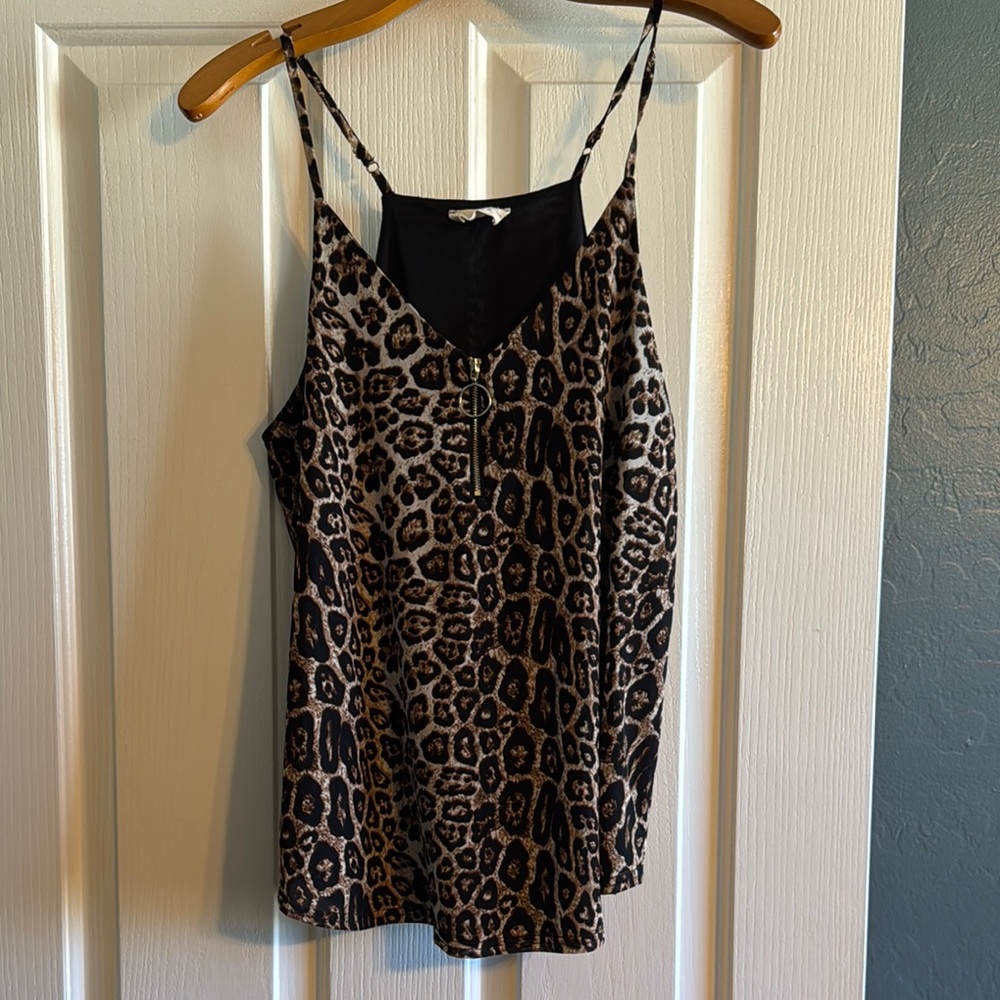 Leopard Print Women's Top